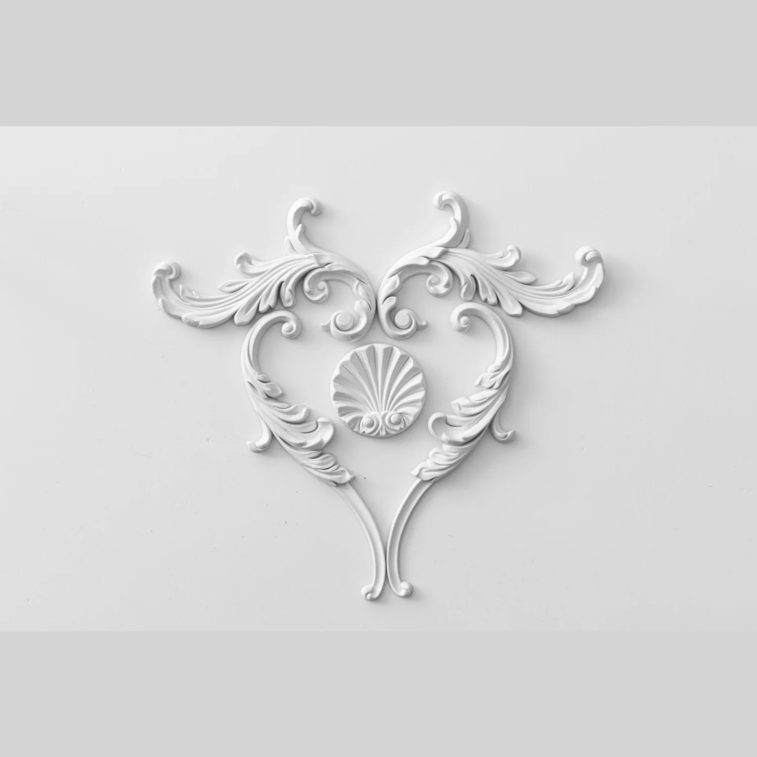 JMZ44PU PU Decorative Moldings For House Decor Factory Price Factory Direct Selling Furniture Decorative Corner Flowers