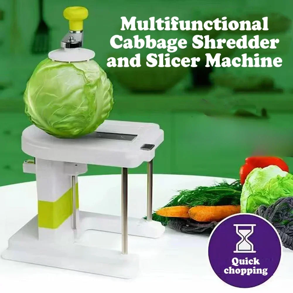 

Cabbage Shredder Hand Cranked Japanese Vegetable Slicer Manual Rotate Cabbage Grater Handheld Convenient Lettuce Salad Cutter