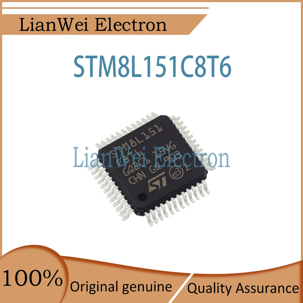 (10 Piece)100% New STM8L151 STM8L151C8T6 IC MCU Chipset LQFP-48