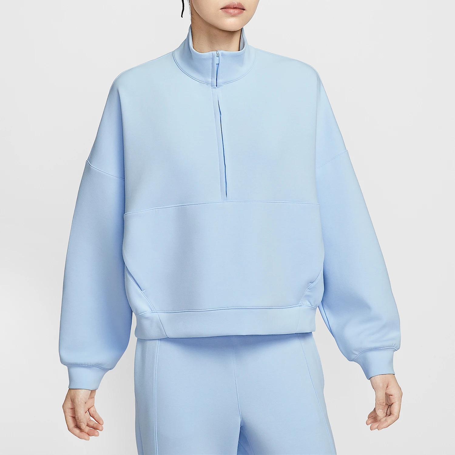 

Nike Authentic Spring Autumn Dri-FIT Women's Simple Long Sleeve Hoodie Pullover HQ8189-441