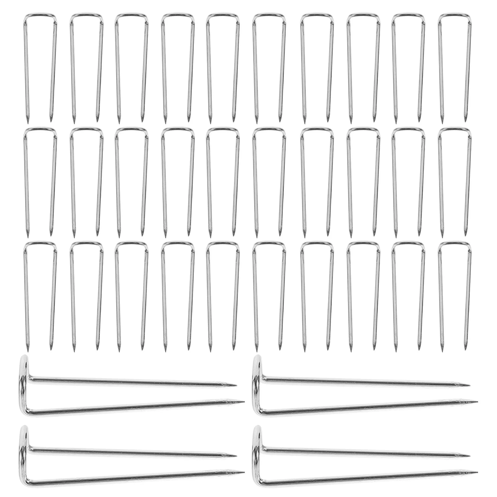 

1 Box U Shaped Pins Reusable Durable Fabric Sewing Quilting Supplies Multi Color Clear Carry Case U-Pins U Hanger Hooks