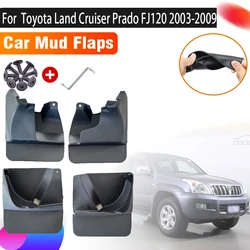 Car Mudguards For Toyota Land Cruiser Prado FJ120 120 2003~2009 4 Pcs Car Splash Guard Front Rear Fender Mud Flaps Accessories