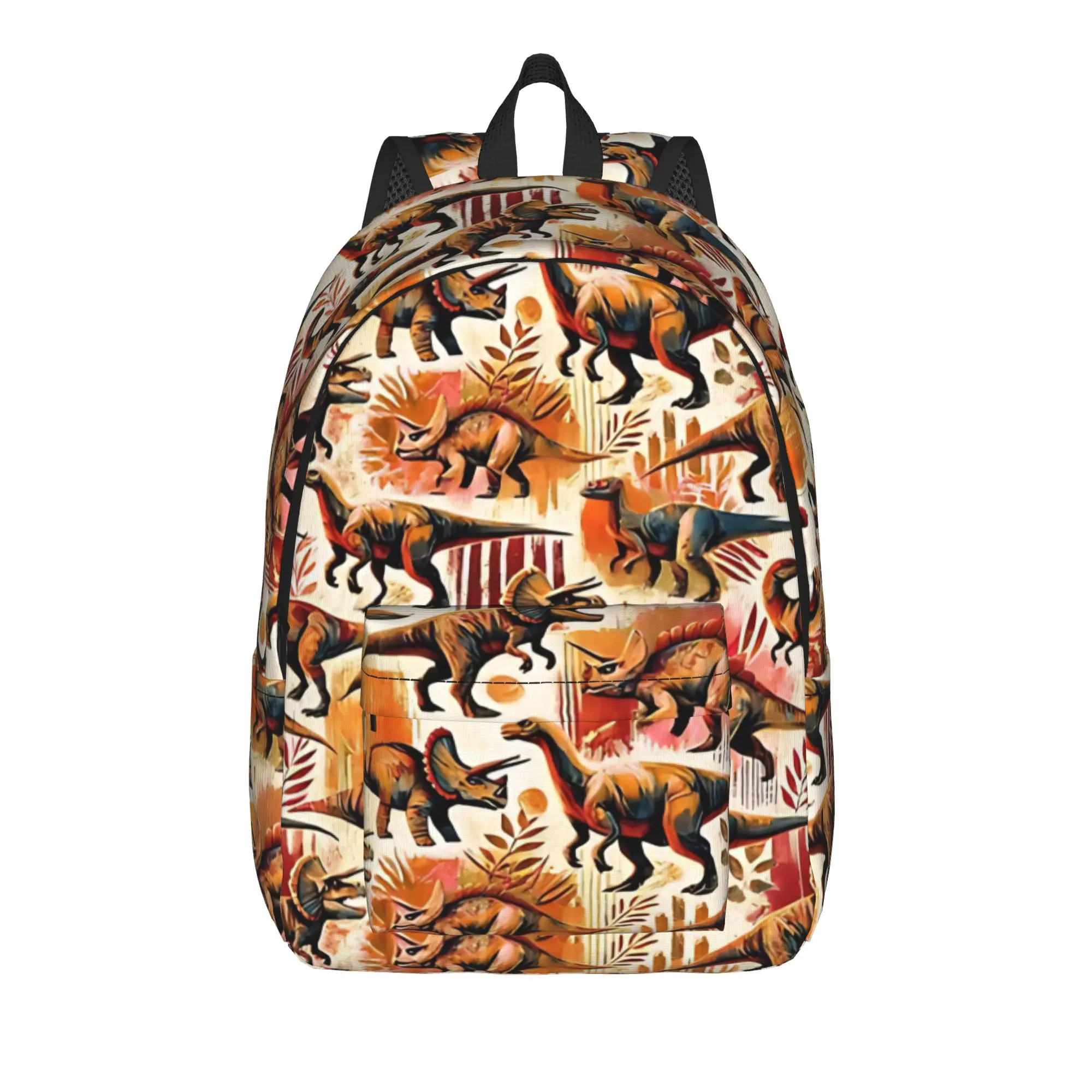 Dinosaur Themed Backpack  Cycling Backpacks Women Men Design Durable High School Bags Kawaii Rucksack