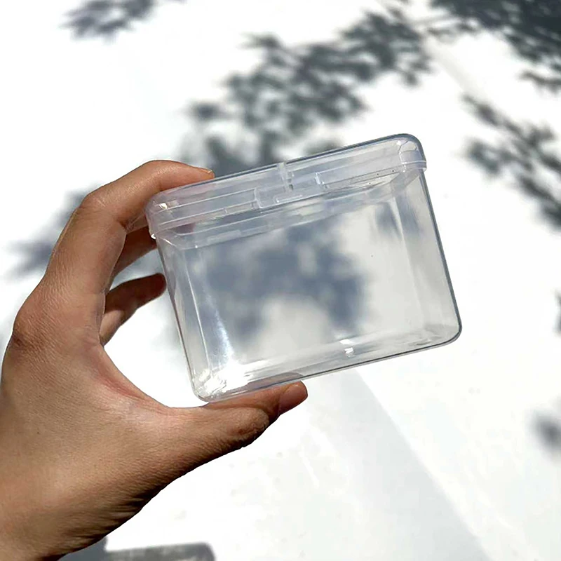 Transparent Storage Box Square Small Items Case Packing Boxes Jewelry Beads Container Sundries Organizer Fishing Tools