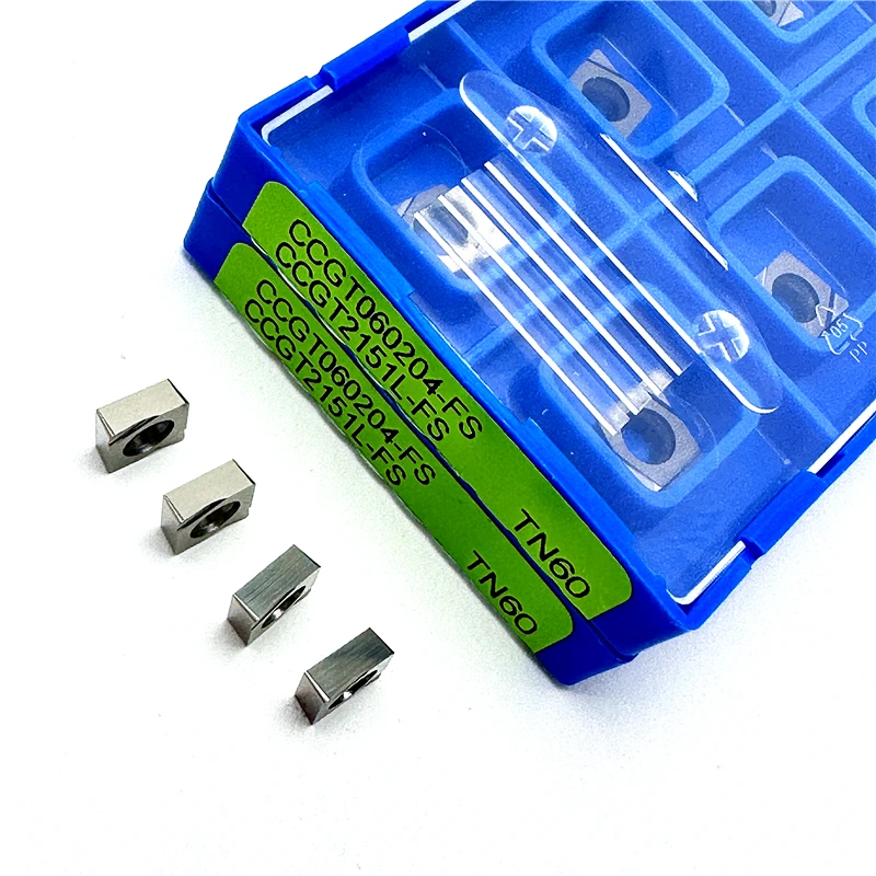 Kyocera Cermet Insert CCGT060202 CCGT060204R-FS TN60 utensile per tornitura interna inserto per lavorazione in acciaio inossidabile di alta qualità CNC