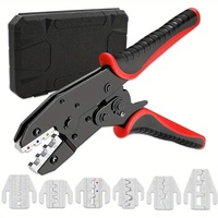 HS-125 Crimping Pliers Clamp Tools Ferrule Tube Solar Open Barrel Terminals Crimper Multi Functional Electrical Hand Tool Kit