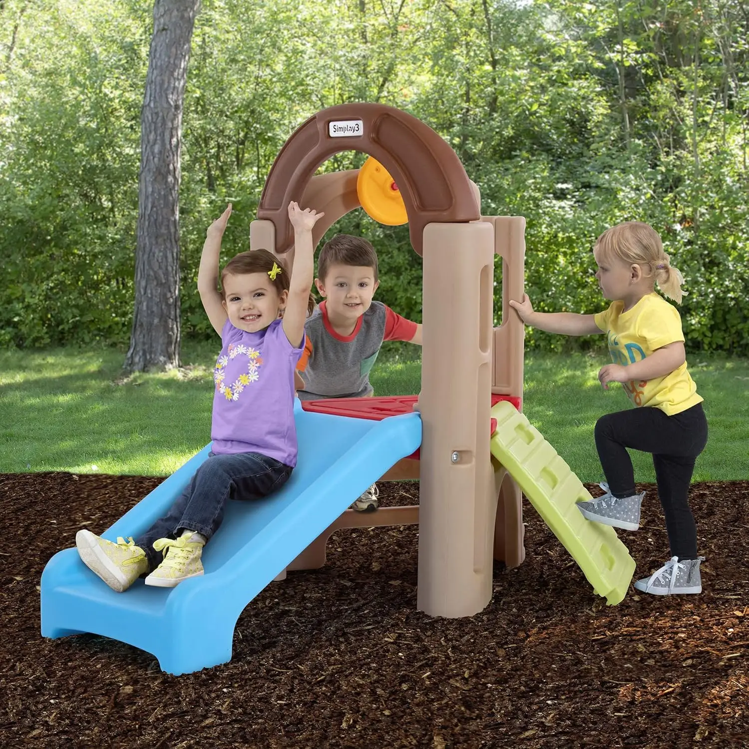 Scalatore di attività Young Explorers: set da gioco per scalatore e attività per interni o esterni per bambini piccoli e bambini, prodotto negli Stati Uniti
