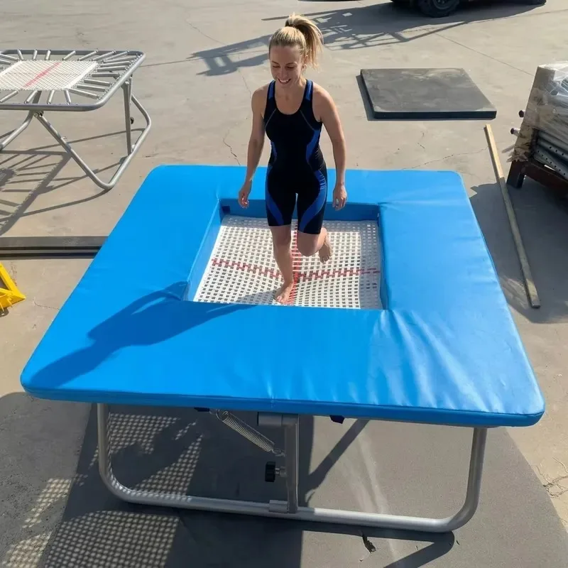 Wholesale Professional Mini Trampoline Foldable Jumping Bed Gymnastics Park Equipment