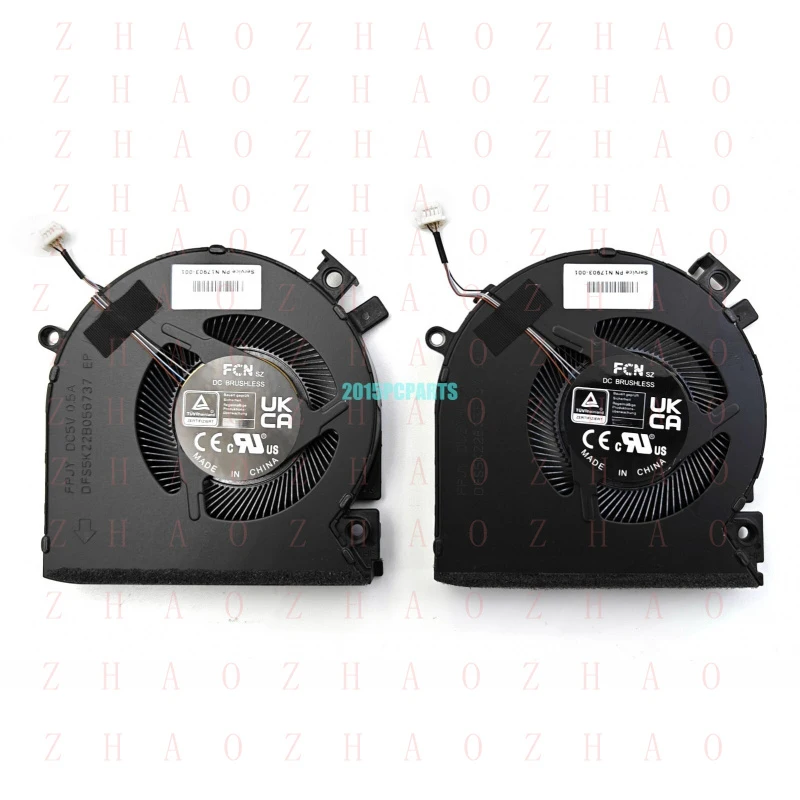 L+ New for  HP Victus 15-FB 15-FB0015NR 15-FB0028NR 15-FB0121NR 15-FB1013DX CPU GPU Fans