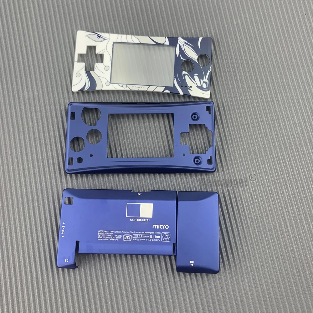 For GameBoy Micro for GBM replacement Housing Shell Replacement Faceplate Cover Case