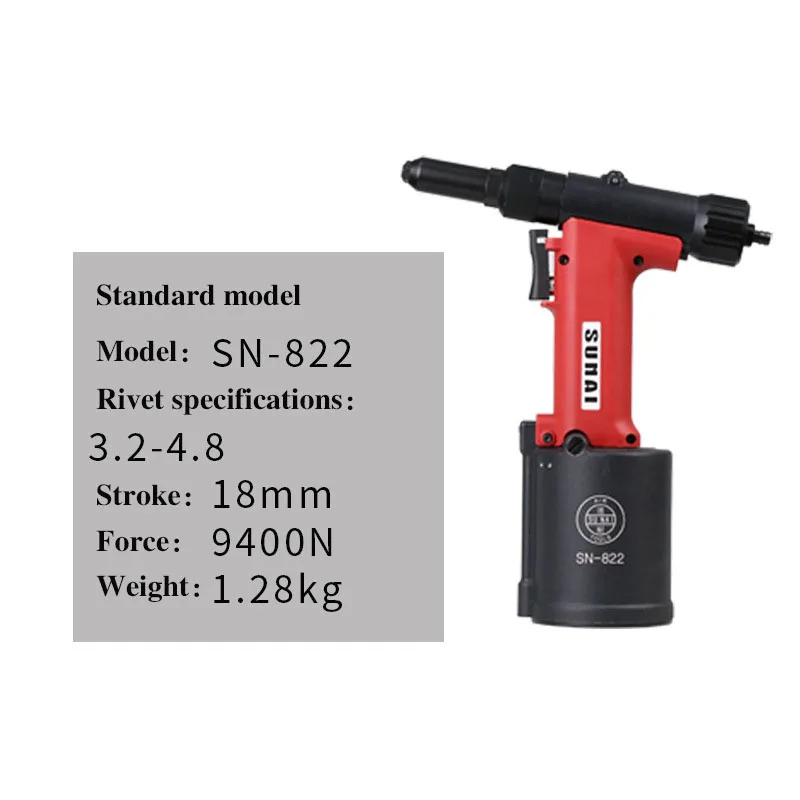 Fully Automatic Hydraulic Core-pulling Pneumatic Rivet -Gun Tool M3-M8 Threaded Nut Rivet Machine Rivet Kit