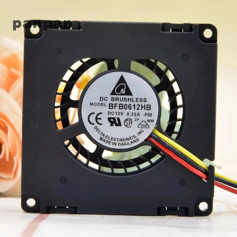 New CPU Cooling Fan for Delta BFB0612HB 6CM 6015 12V 0.32A Integrated Centrifugal Turbine Fan 60x60x15mm