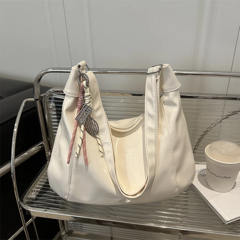 

Женская сумка большой вместимости для отдыха и поездок на работу, новые модные и универсальные свободные сумки через плечо на одно плечо