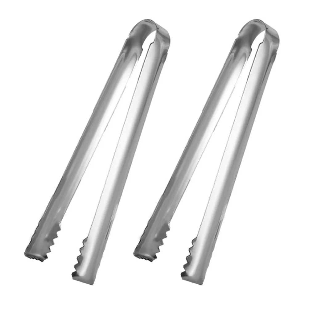 

2Pcs Metal Bbq Tongs Non-Slip Grip Cooking Tongs for Grilling Steak Vegetables Outdoor Indoor Dining Multipurpose Use