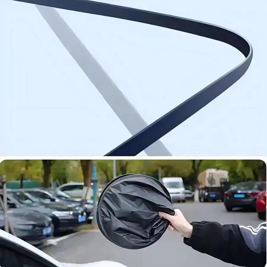 

1/2PC Universal Rear Sunshade Windshield Heat Insulation Sunscreen Window Summer Curtain Car Sunshade Umbrella