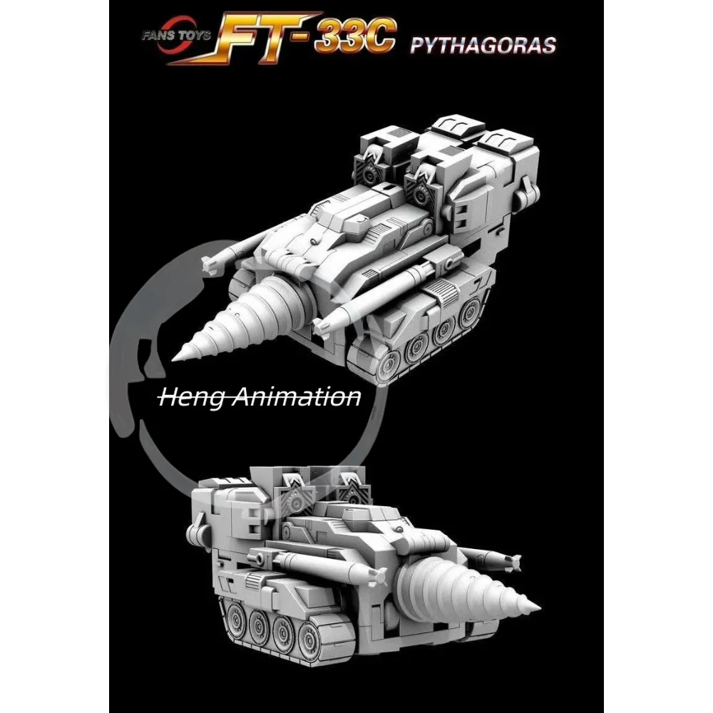 Preventa Fanstoys juguetes transformadores FT33C máquina perforadora cálculo King combinación avión figura de acción modelo figura