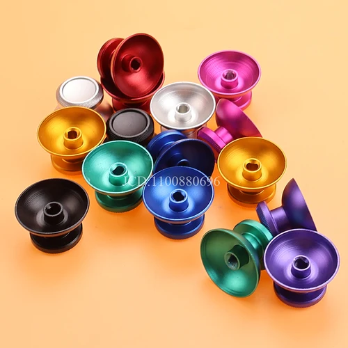 Imagen 2 del producto 1 par de botones de repuesto de tapa de agarre de palanca de mando analógico 3D de Metal de aluminio para controlador PS4 Slim/Pro/Xbox One Slim