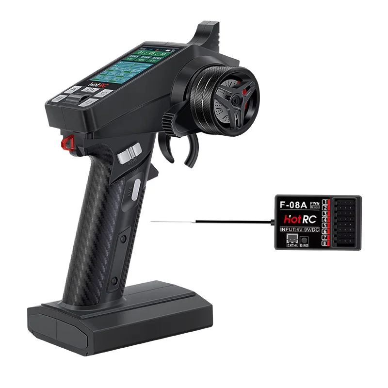 Hot Rc CT-8A 2.4G 8-kanaals Radiosysteem Afstandsbediening Zender Met F-08A Ontvanger Voor Klimmen Drift Voertuig Rc Auto Tank