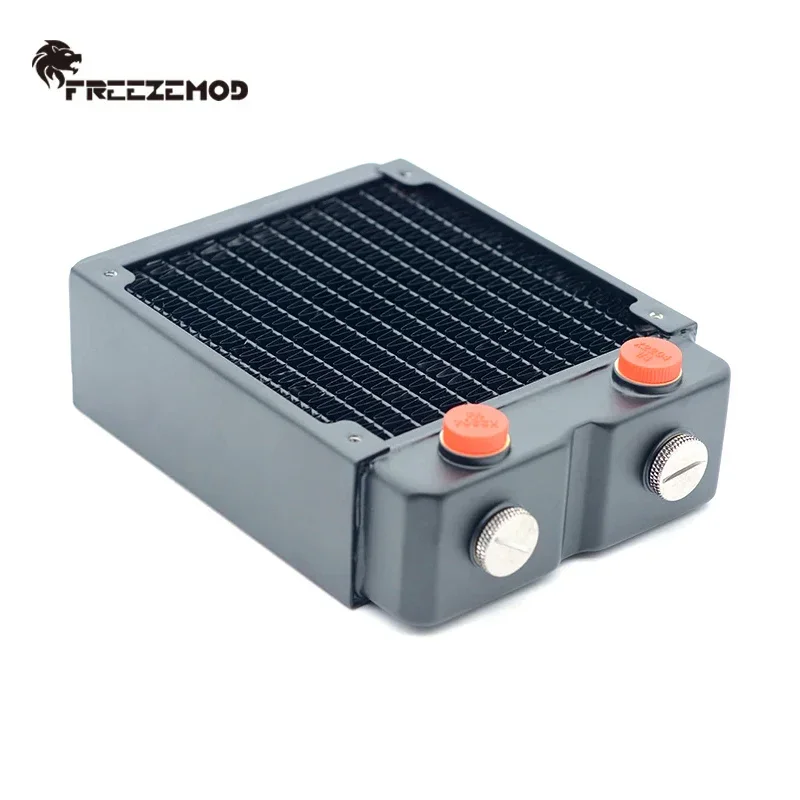 

FREEZEMOD 120 Water Cooing Radiator PC Copper Water Cooled Heatsink 12 Channels 45mm Thick For water cooling system