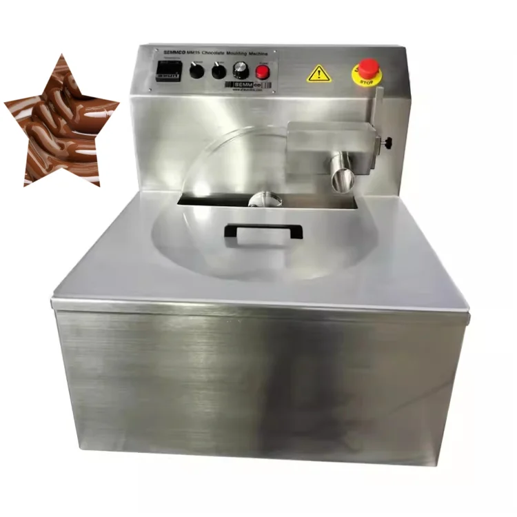 多機能チョコレート溶解/テンパリング/コーティング製造機 小型金型成形機械