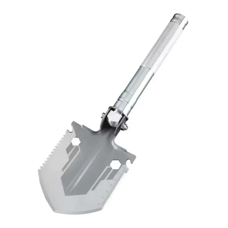 

1 шт. складная лопата для выживания, многофункциональная лопата для кемпинга, лопата из высокоуглеродистой стали, компактный инструмент для траншей