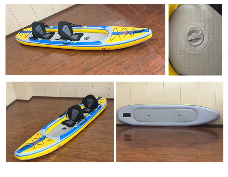 ZEBEC New Design PVC Inflatable fishing Kayaks 2 Person Wholesaler Manufacturer Of Inflated Rowing Boats