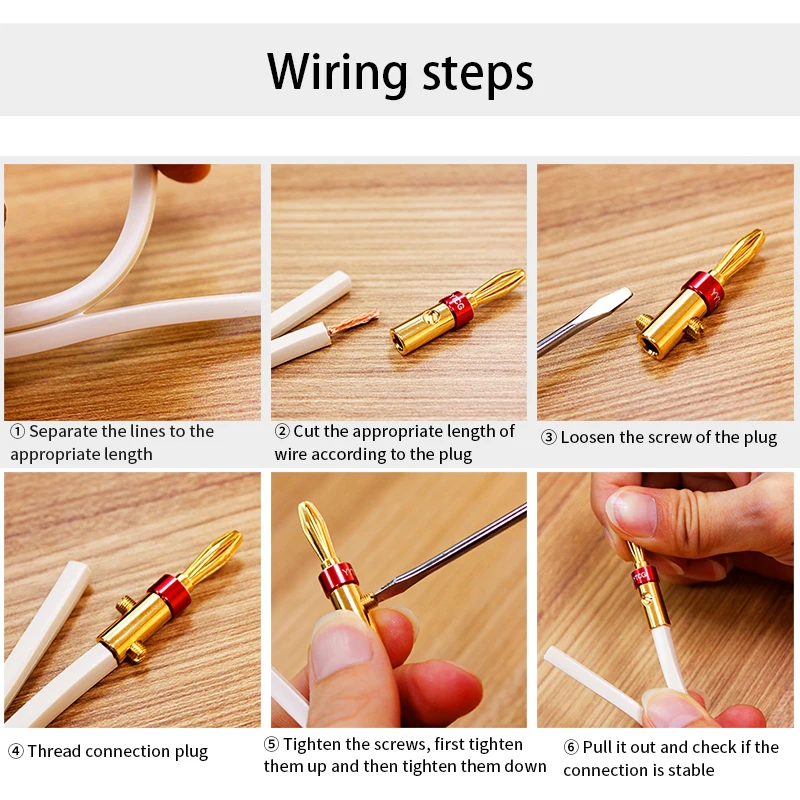 YYTCG DIY Loud Speaker Cable Hi-Fi Audio Line Cable Oxygen Free Copper Speaker Wire for Amplifier Home theater KTV DJ System