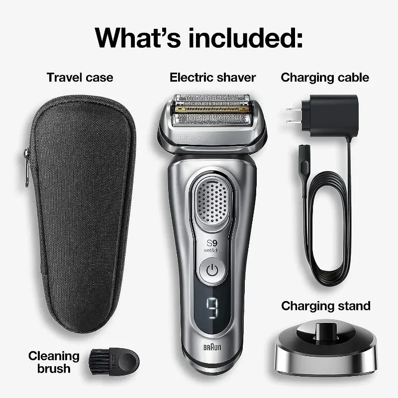 

zz Rechargeable Wet & Dry Men's Electric Shaver, Battery Powered