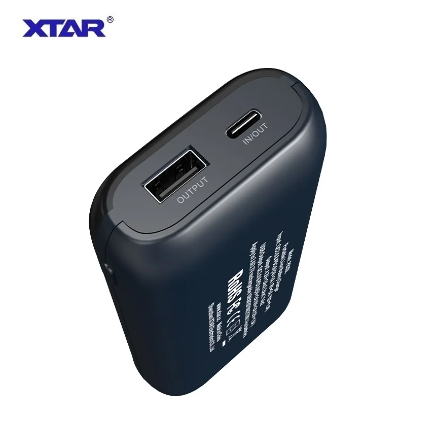 Зарядное устройство XTAR PB2SL USB Type-C с функцией внешнего аккумулятора для аккумуляторов 18650, 18700, 20700, 21700