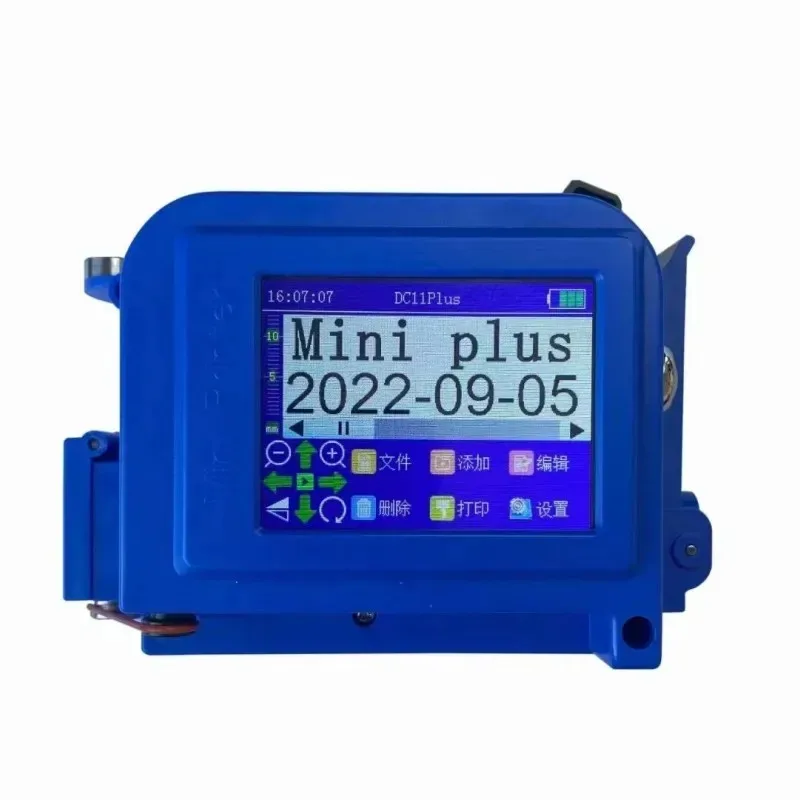 12,7 mm 25,4 mm Saco de plástico Caixa ondulada Data de validade Impressora Codificação Pequena máquina de impressão inteligente de logotipo Mini