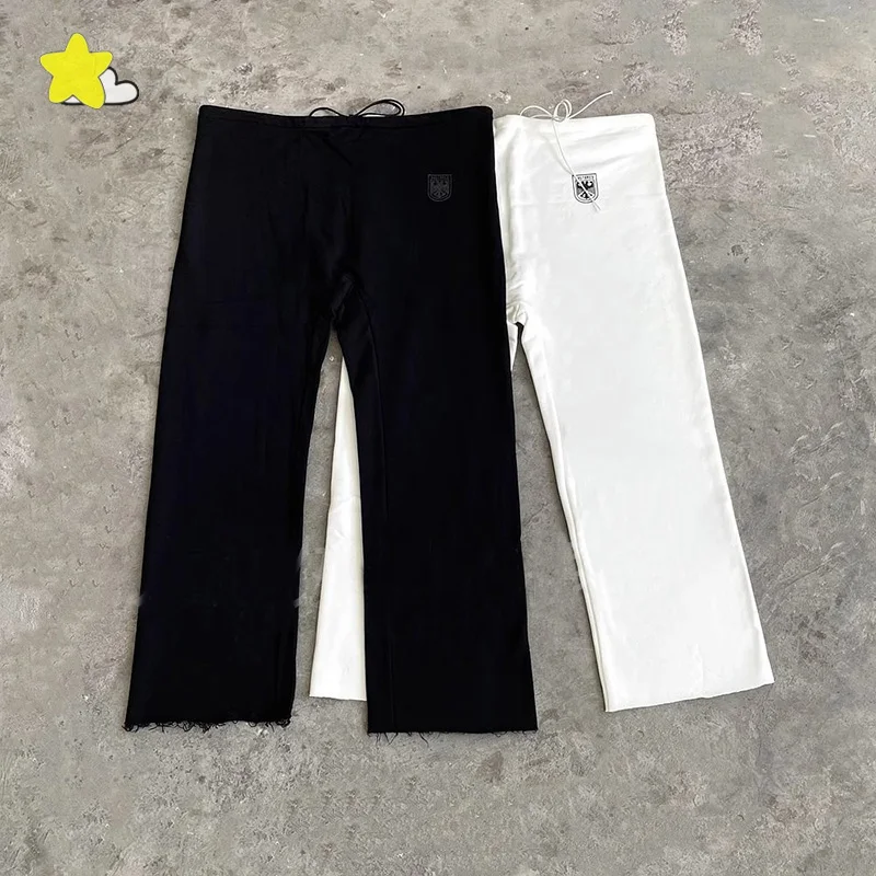 2024 Best Quality 100% Cotton Jogger Drawstring Sweatpants Men Women Vintage Kanye West Vultures Casual Pants Hip Hop Trousers