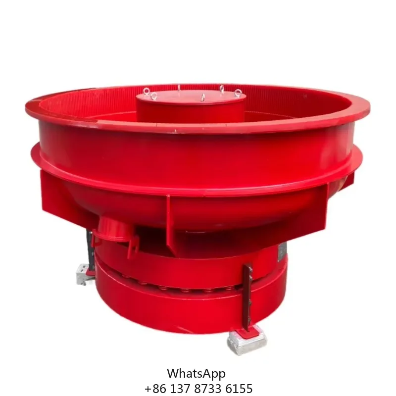 800L Vibratory Grinding Machine Stainless Steel Cutlery Deburring Auto Vibratory Polish Machine