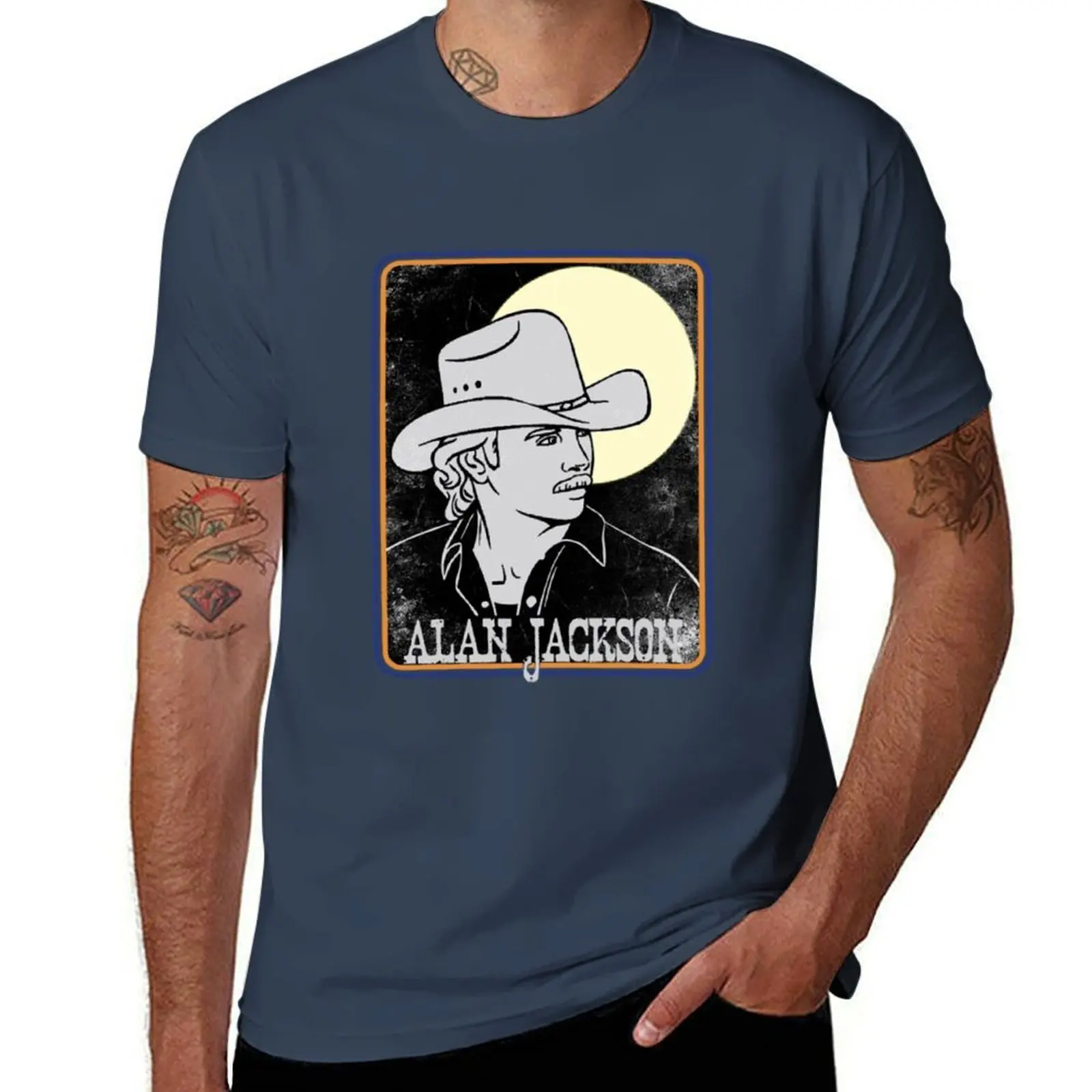 

Alan Jackson T-Shirt essential t shirt t shirt man plain T-Shirt