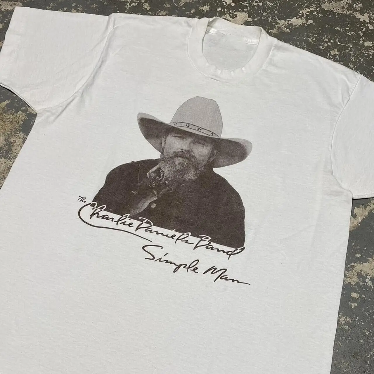 

Vtg The Charlie Daniels Band Cotton White All Size Unisex Tee Shirt PP703