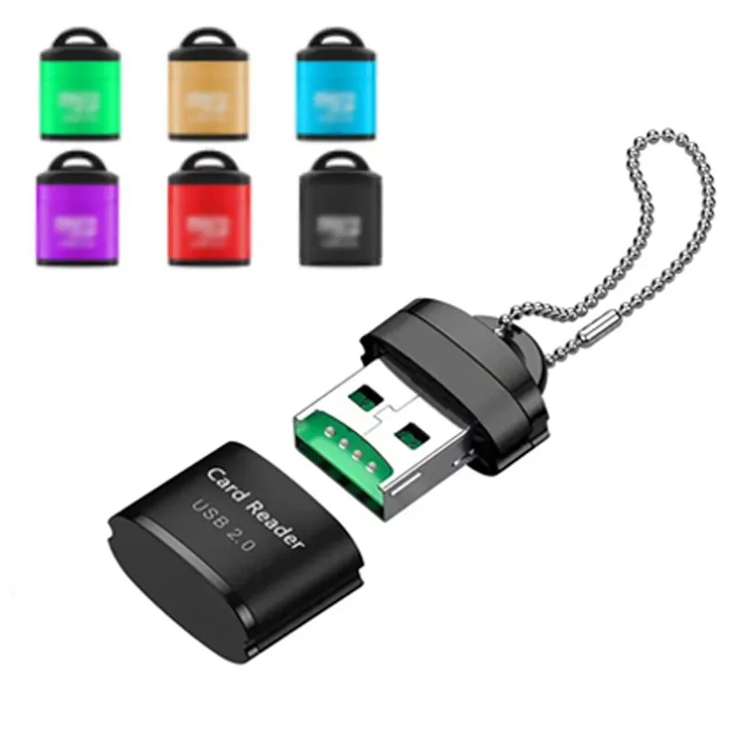 

2/4Pcs For USB TF Card Reader USB 2.0 Mini Mobile Phone Memory Card Reader High Speed USB Adapter For Laptop Accessories