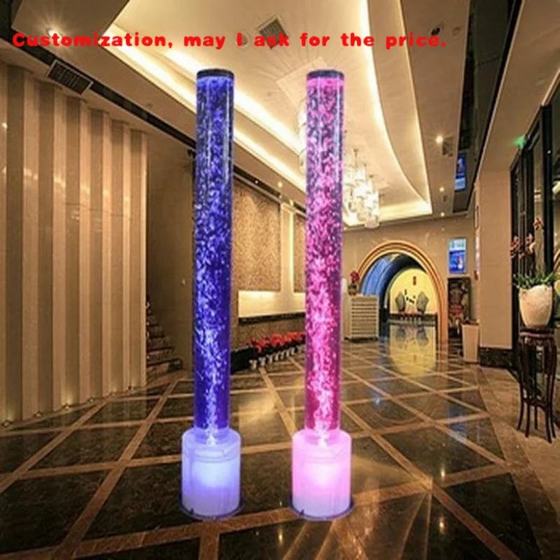 

custom.High Quality Acrylic Home Decoration Bubble Lamp Floor Lamp Column Lamp