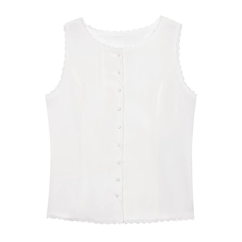 ستايل صيفي جديد لعام 2025: صدرية نسائية أنيقة بدون أكمام بتصميم متعدد الاستخدامات من ألياف البوليستر عالية الجودة