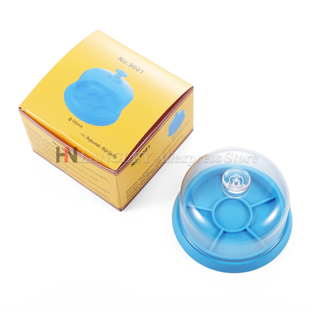 Watch Movement Dust Cover Watch Parts Holder Tray Parts Protector Moistureproof Anti-dust Covers Storage Box for Watchmakers