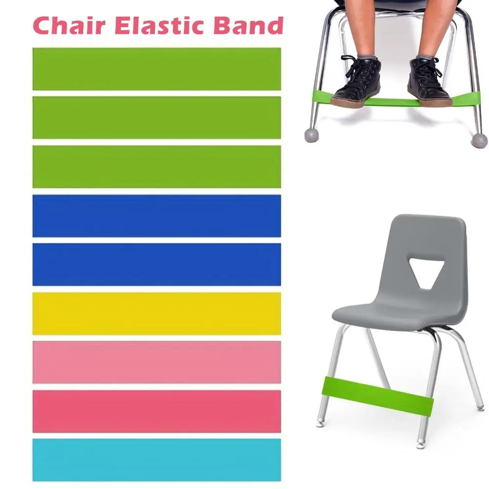 Elastische Stuhl-dehnbare Bänder, Stressabbau, buntes elastisches Spannungsband, verbessert die Konzentration, elastische Stuhlstreifen, Strandkörbe
