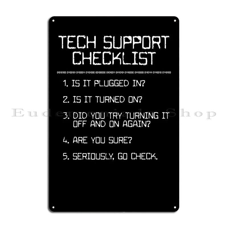 إصلاح الكمبيوتر معدل ساعة التكنولوجيا دعم المرجعية Befor You Bother Me المعادن الطرف طباعة بار المطبخ نادي تين تسجيل ملصق