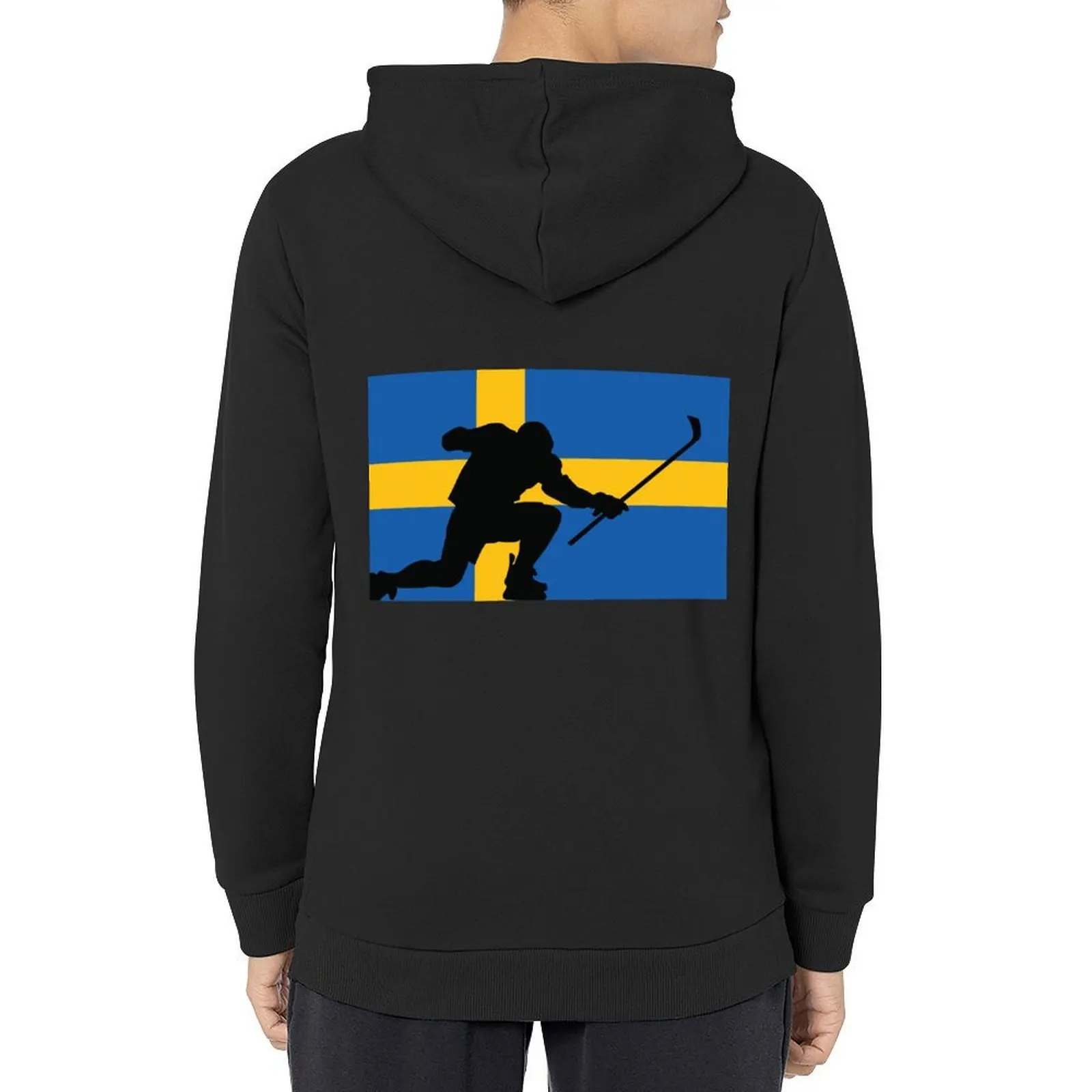 

Sweden Ice Hockey Silhouette Goal Celebration Hoodie anime clothing mens clothes men's coat men's clothes hoodies for men