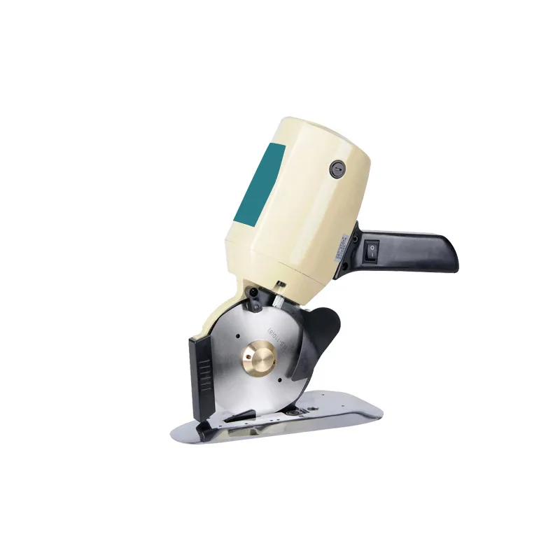 220V Round Knife Cutting Machine 300W/250W Iron Core Metal Shell for Multi-Fabric Cutting