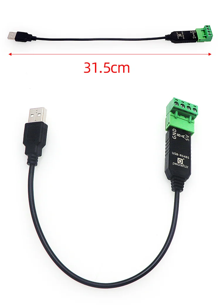 Industrial USB To RS485 Converter Upgrade Protection RS232 Converter Compatibility V2.0 Standard RS-485 A Connector Board Module