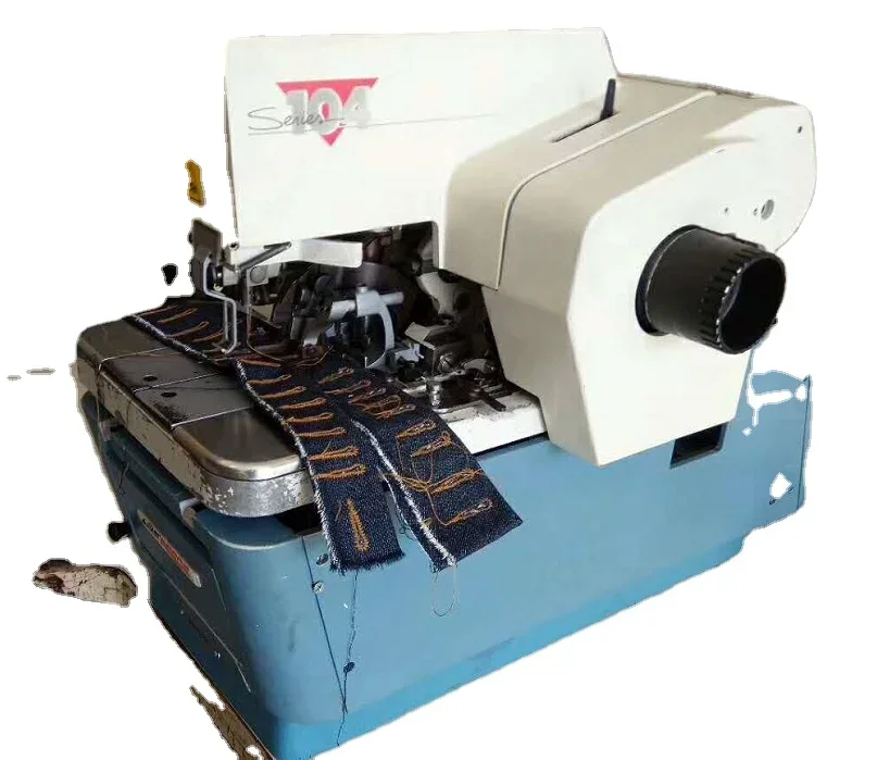 

usa made used eyelet buttonhole sewing machine head recees104 jeans buttonhole machine industrial buttonhole machine