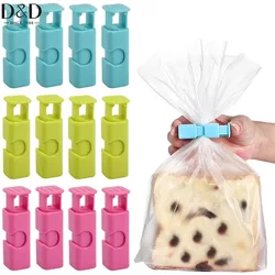 Clips reutilizables para bolsas de pan, Clip de cierre para bolsas de comida, herramientas de almacenamiento de alimentos, sellador de plástico, abrazadera para aperitivos, bolsa de sellado para pan, hogar