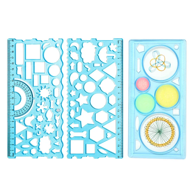 Creative Geometric Spirograph Ruler – Multifunctional Drawing Tool for Math & Art, Kaleidoscope Design, Perfect Easter Present
