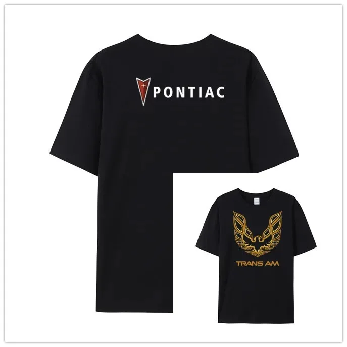2024 New Summer Men\'s Casual Print T-Shirt Fashion T-shirt Trans Am Men\'s Casual Fashion T-shirt