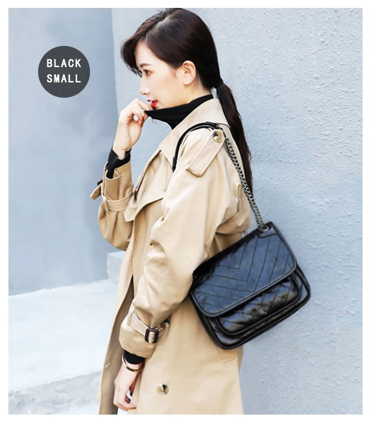 Luxuriöse Echtleder-Umhängetasche Hochwertige Luxusmarke Damen Einzel-Schultertasche Retro Plissierte Niki-Ketten-Hobo-Tasche – Detail 7