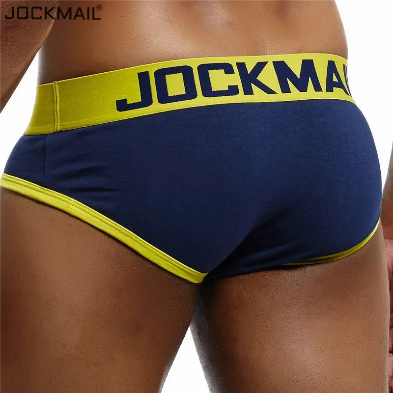 JOCKMAIL-Ropa interior sexy para hombre, calzoncillos de algodón, pantalones cortos convexos en U, nueva