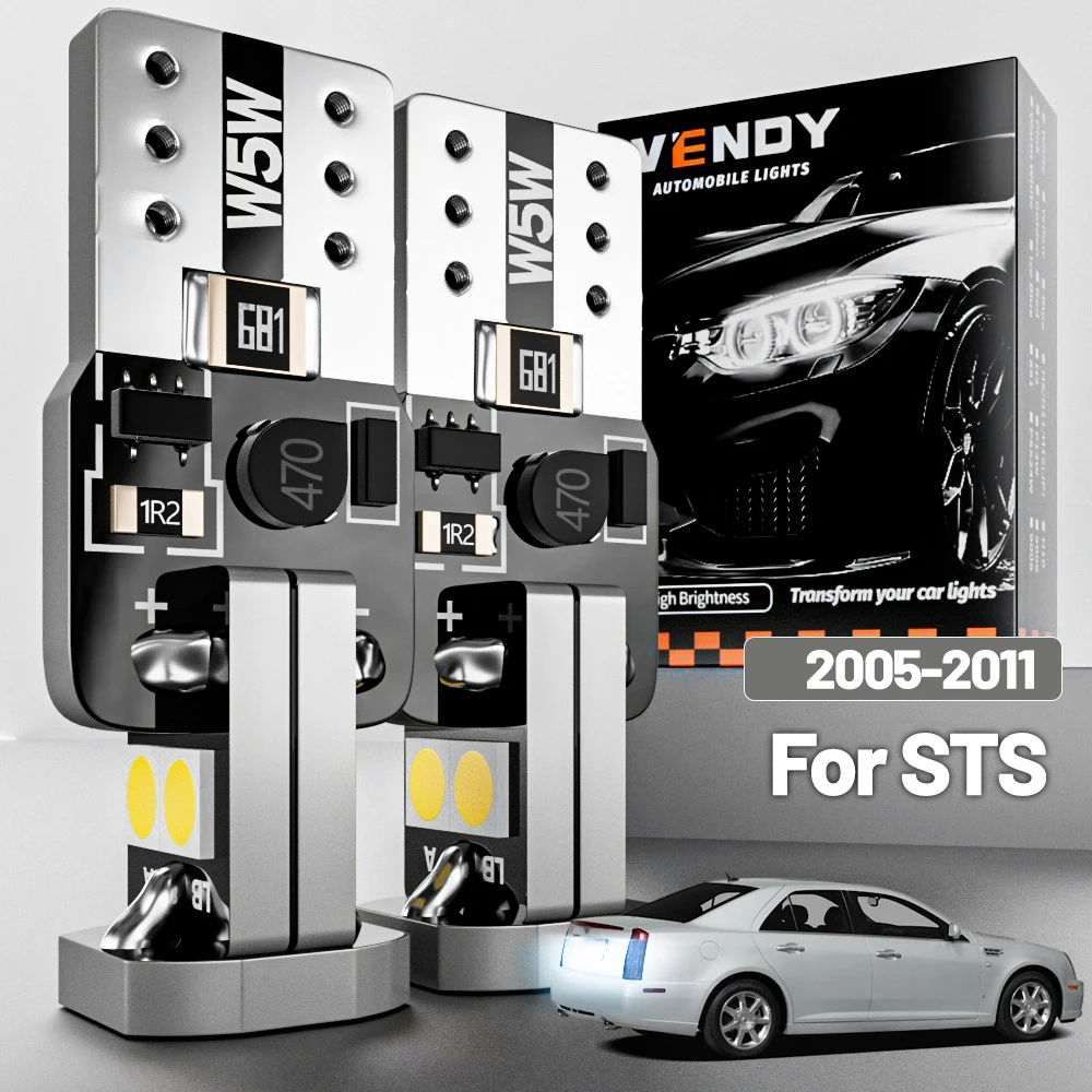 2 Stück LED-Kennzeichenbeleuchtung für Cadillac STS 2005–2011 2006 2007 2008 2009 2010 Canbus Zubehör